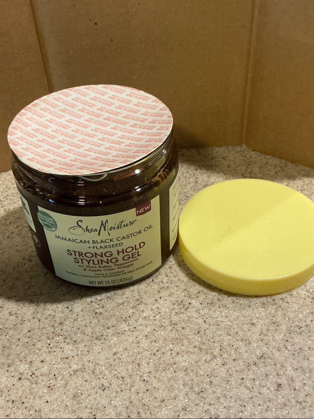 Shea Moisture Jamaican Black Castor Oil + Flaxseed Strong Hold Styling Gel 15oz